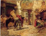 unknow artist Arab or Arabic people and life. Orientalism oil paintings  438 painting
